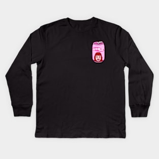 Anniegvideos Pink Soda Kids Long Sleeve T-Shirt